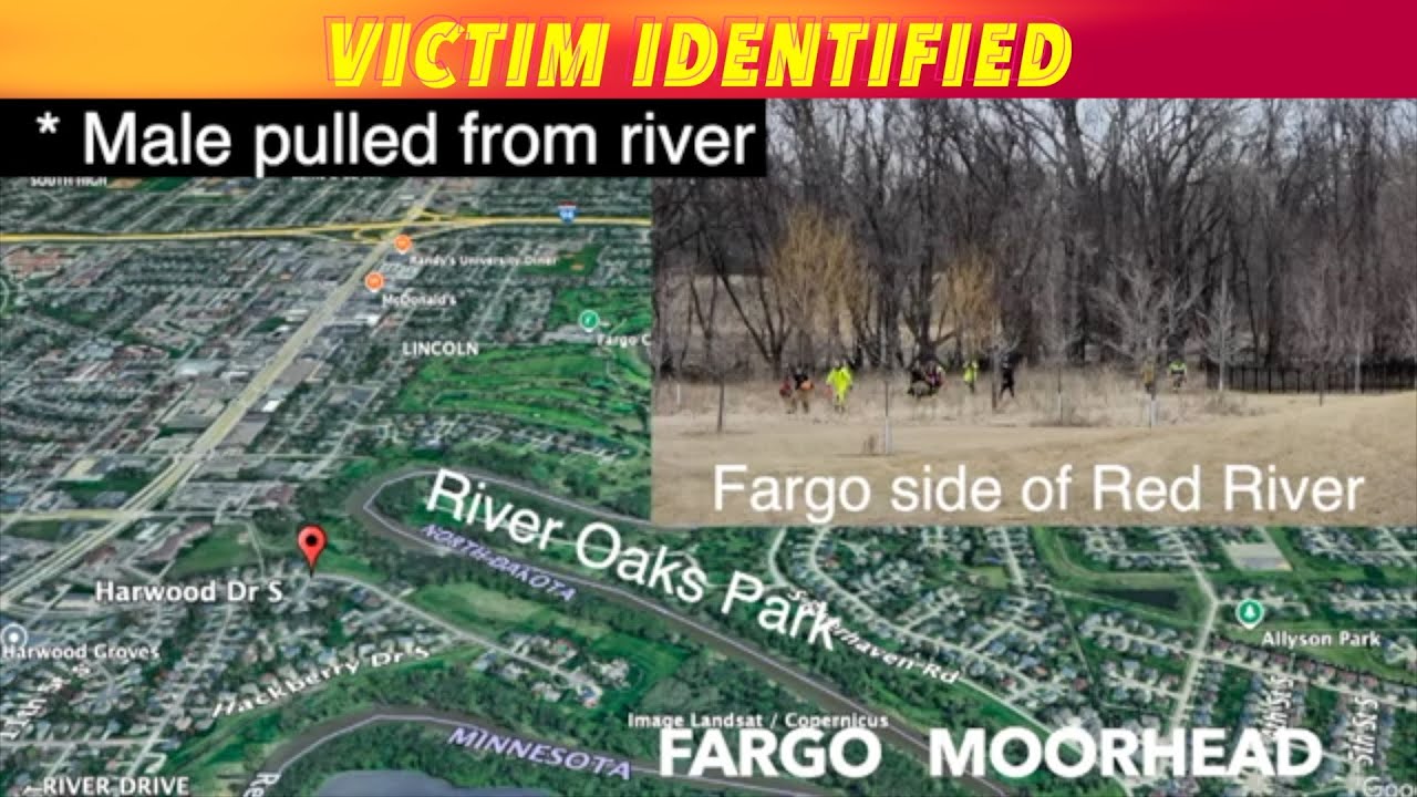 UPDATE: Deceased Man Pulled From Red River In Moorhead Identified - YouTube
