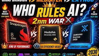 Snapdragon vs MediaTek vs Exynos Part-2: Who Wins the AI Smartphone Era? 🏆