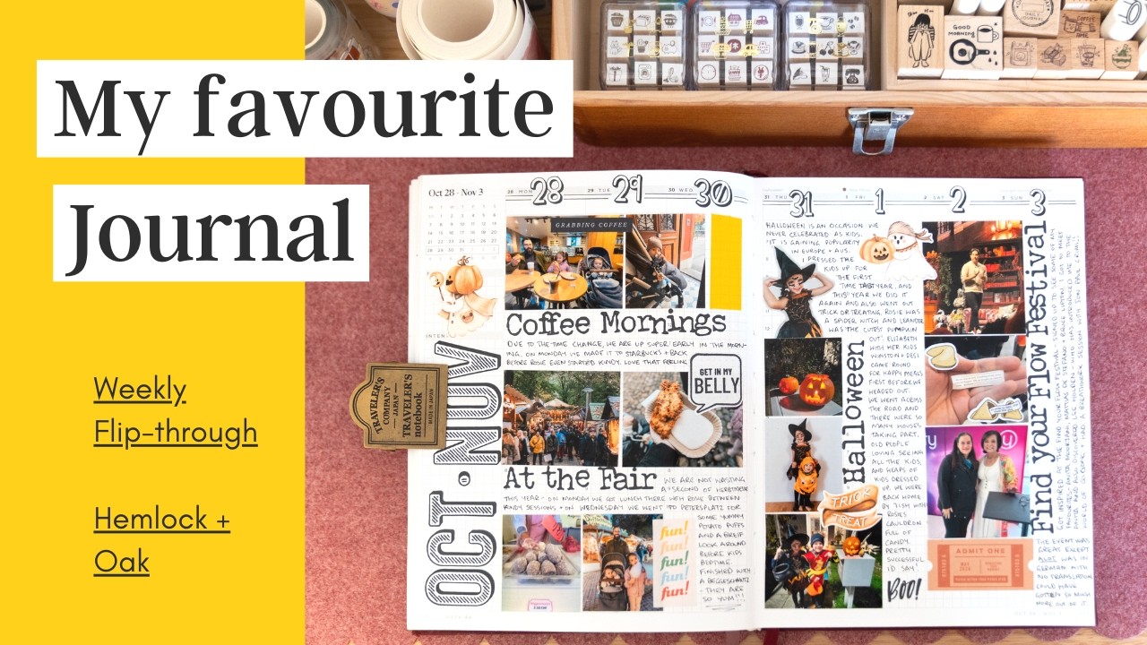 Weekly Journal Flip-through | Hemlock & Oak | Memory Keeping