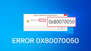error 0x80070050, el archivo existe, al eliminar un archivo en Windows 10 / 11 SOLUCION