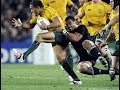 Jerome Kaino try saving tackle on Digby Ioane Rugby World Cup 2011 Semi-final