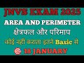 Area , Perimeter and Volume for jawahar navodaya vidhyalaya exam 2025 । Part 1