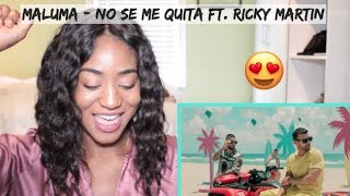 Maluma - No Se Me Quita (Official Video) ft. Ricky Martin | REACTION