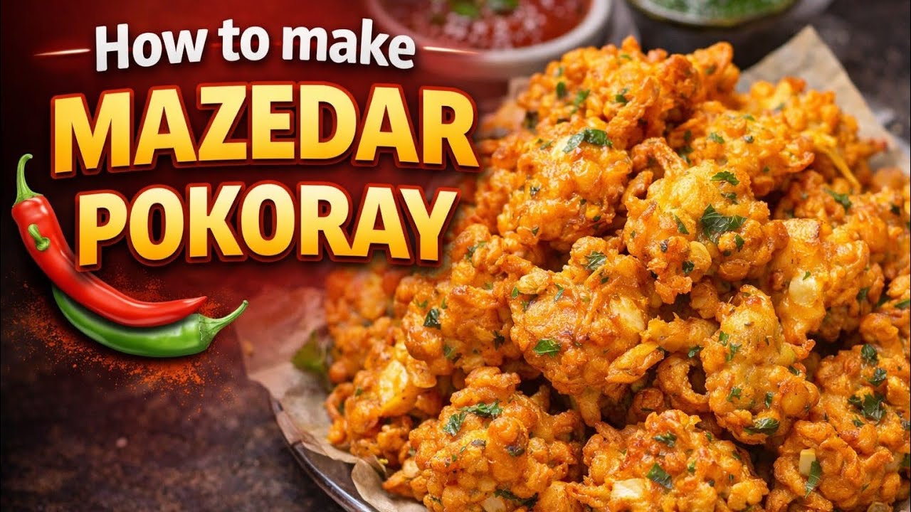 #How to make Pokoray in aftaar!😋 Pakistani foods!Desi recipe in Ramadan👌Nimra Ka Kitchen 
