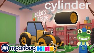 Rick The Road Roller’s Broken Cylinder | Gecko | Gecko's Garage - Trucks For Children| Gecko