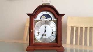 FRANZ HERMLE MOONPHASE ARCHED DIAL 8 DAY WESTMINSTER CHIME BRACKET MANTLE CLOCK EBAY ITEM NO. 