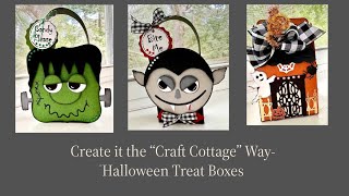 Create It the Craft Cottage Way-Halloween Treat Boxes