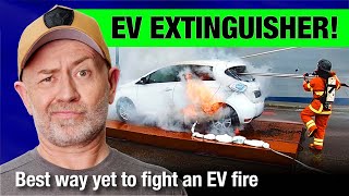 Best EV firefighting (thermal runaway) technique yet! | Auto Expert John Cadogan