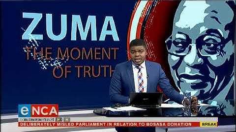 Jacob Zuma calls corruption allegations a "conspiracy"