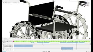 (MMU) Hybrid wheelchair walker simulation.