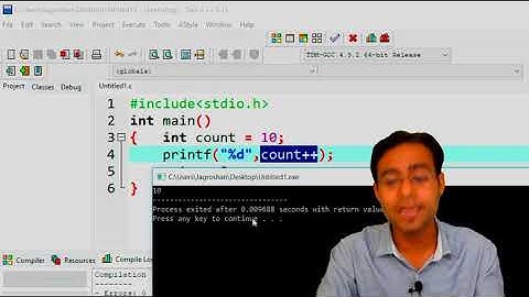 Tutorial 20 : Increment and Decrement Operators  in C language | GATE | NET | PSU