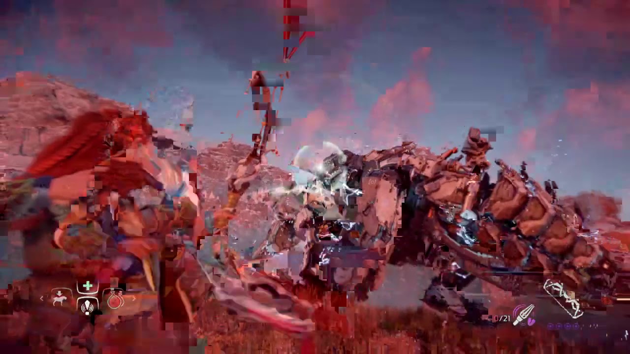 Horizon Zero Dawn -Thunderjaw Fireworks (Blast Sling) - NG+ Ultra Hard