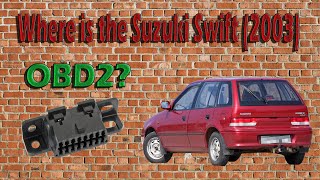 Where Is The Suzuki Swift Obd2?
