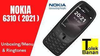 NOKIA 6310 Dual Sim (2021) - Unboxing / Menu & Ringtones - Classic Phone