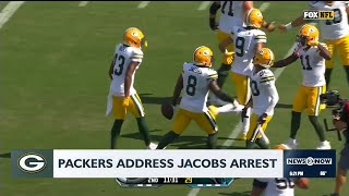 Packers address Jacobs arrest