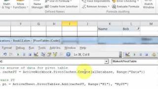 Lesson 31.2 Turn On Fields In A Pivottable