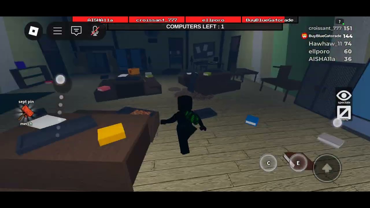 Fighting for my life in the school map | Roblox Flee the Faciltiy 