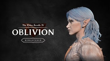 Elder Scrolls IV OBLIVION BEAUTIFUL FEMININE  DARK ELF 🧿 PASTEL Character Settings REMASTER