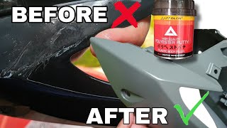 Modal Rp17.000‼️Cara memperbaiki body plastik motor