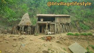 Himalayan village life style  small house