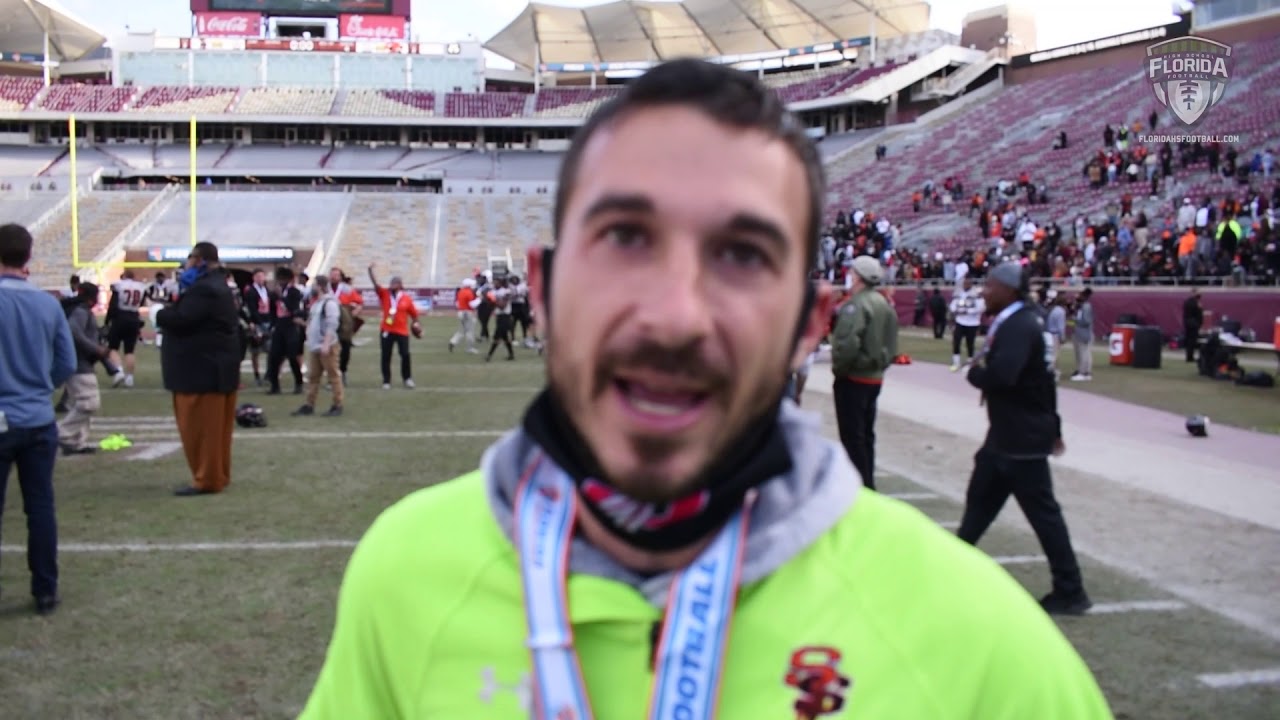 CLASS 8A STATE CHAMPIONSHIP GAME: Interview with Head Coach Eric Lodge - Sanford Seminole