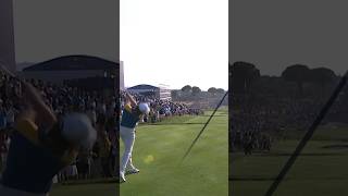 Tommy Fleetwood&#39;s INCREDIBLE Ryder Cup-winning tee shot! 🤯