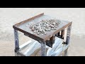 Making a Sand Screen Machine from Old Motorcycle Fork Springs | DIY Machine Idea