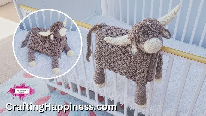 Crochet Highland Cow Kit (Hollis) 