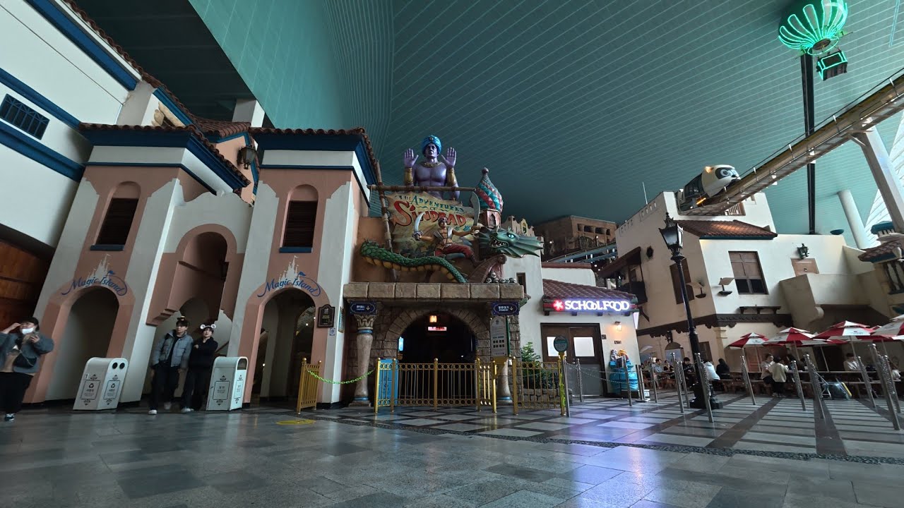 4K]롯데월드 어드벤처 신밧드의모험 탑승영상 Lotte World Adventure Sinbad's Adventure ride video