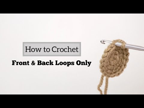 How to Crochet in Front Loops Only (FLO) and Back Loops Only (BLO) in Amigurumi