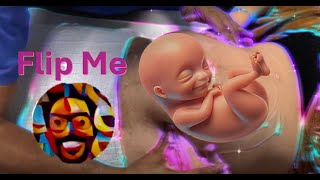 Would you try this for your baby? Stunning how  mom helps turn her own breech baby.#baby #pregnancy  screenshot 5