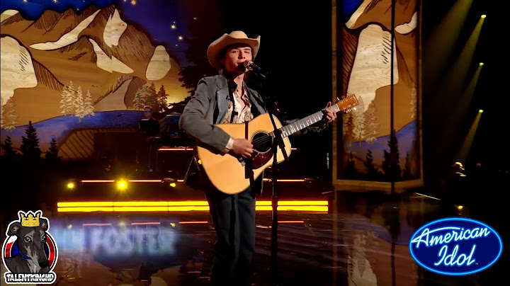 John Foster Neon Moon Full Performance | American Idol 2025 Top 14 Live Show