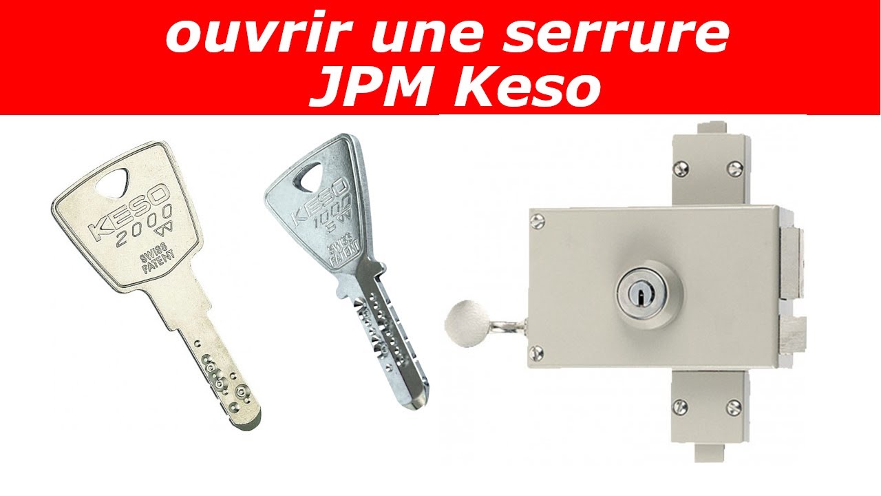 TUTO comment ouvrir une serrure keso ?