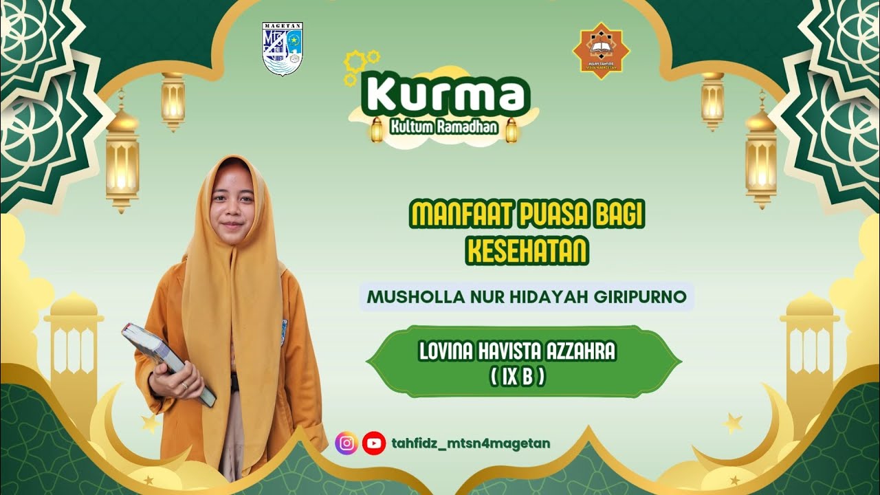 [ KURMA 101 ] MANFAAT PUASA BAGI KESEHATAN - RAMADHAN 1447 H