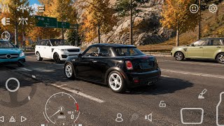 Mini Cooper || Driving In Car Parking Multiplayer || realistic gameplay  #carparkingmultiplayer 