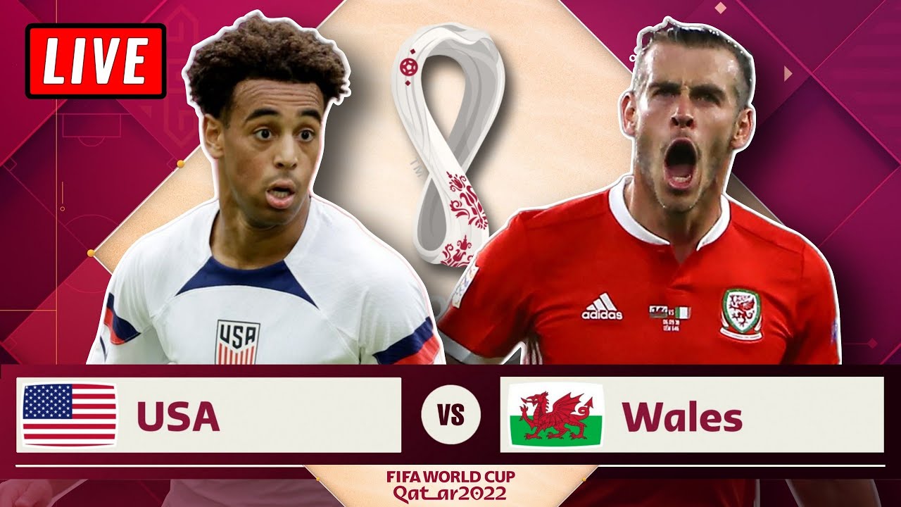 🔴 USA vs WALES Live Stream - FIFA World Cup 2022 Watch Along Reaction