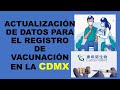 Soy Docente: ACTUALIZACIÓN DE DATOS PARA EL REGISTRO DE VACUNACIÓN EN LA CDMX