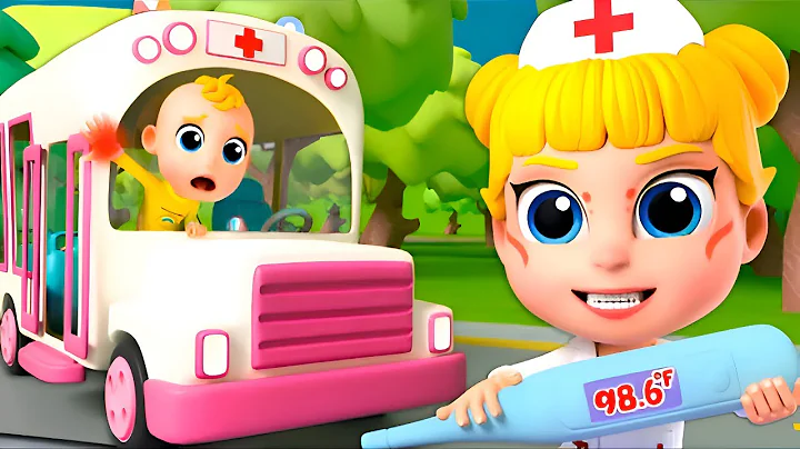 Wheels On the Ambulance  Boo Boo Song | Baby Angel | Nursery Rhymes & Kids Songs!