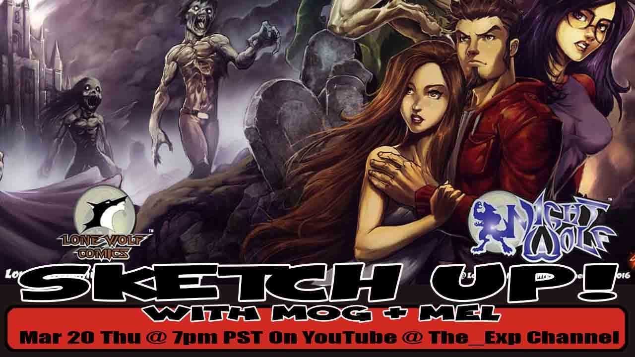 The return of Rob Multari, Night Wolf and Snow Paw! Sketch Up