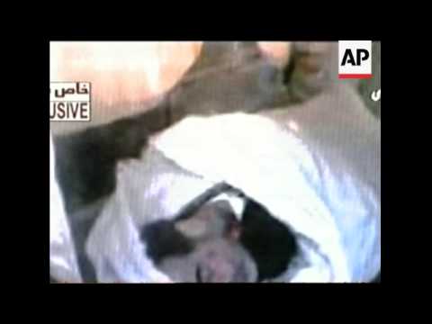 Video Phone Allegedly Showing The Body Of Saddam Hussein After Execution Youtube