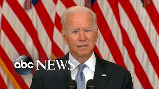 Biden addresses nation on crisis in Afghanistan