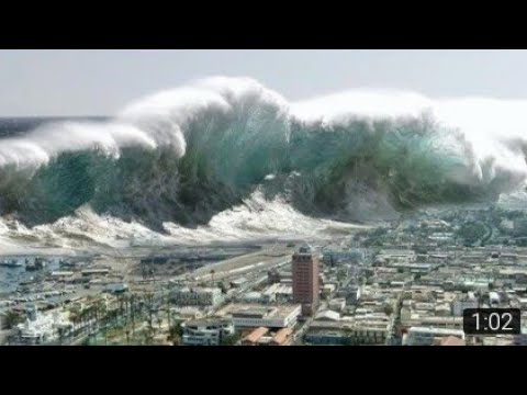 Real Tsunami Shocking Huge Waves Youtube