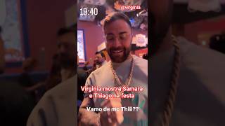 Virginia shows Samara and Thiago at the party #shorts #virginiafonseca