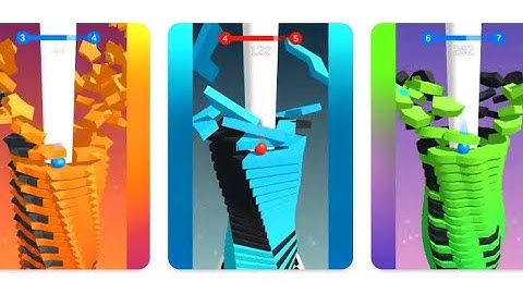 Stack Ball 3D Gameplay - Stack Ball Game Level 110 - 120 - New Stackball 3D Android Gameplay