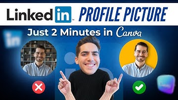 Easy LinkedIn Profile Picture Design in Canva | Beginner-Friendly Tutorial