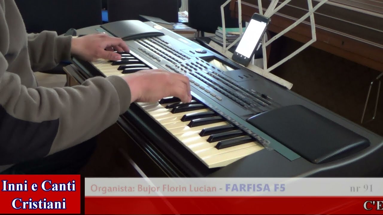 C'eri Tu, Quando Un Dì Morì Gesù | L'organista Bujor Florin Lucian suona su Farfisa F5 Organo