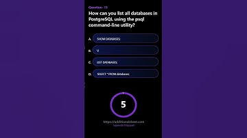 How can you list all databases in PostgreSQL using the psql command line utility