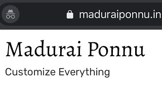 Launching Our Website .Maduraiponnu.in Madurai Ponnu