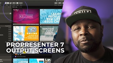 ProPresenter 7 - Setting Up Output Screens