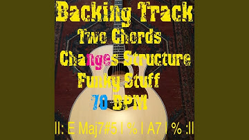 Backing Track Two Chords Changes Structure E Maj7#5 A7